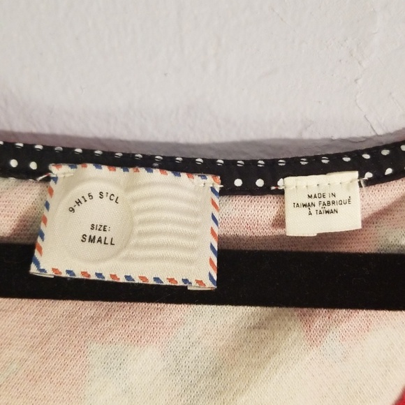 Anthropologie🌻 Floral Peplum Top with Back Cutout - Picture 3 of 4